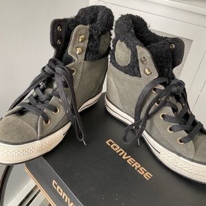 Converse Wedge High Top Sneaker